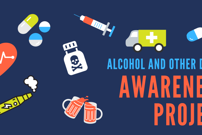 Alcohol and Other Drugs Awareness Project Banner