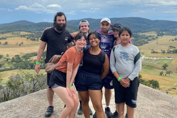 young people in nature