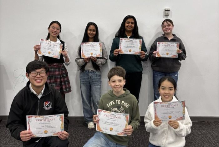 young people smiling 