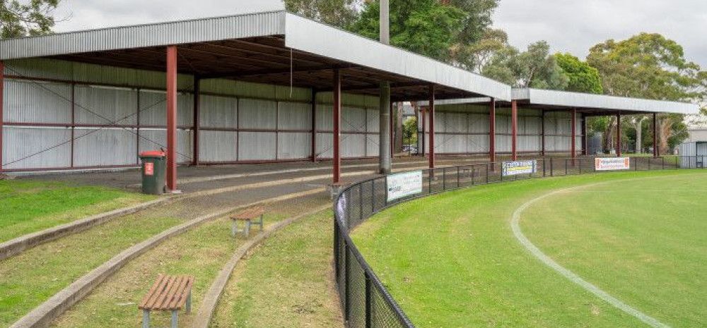 Grandstands at Springvale Reserve