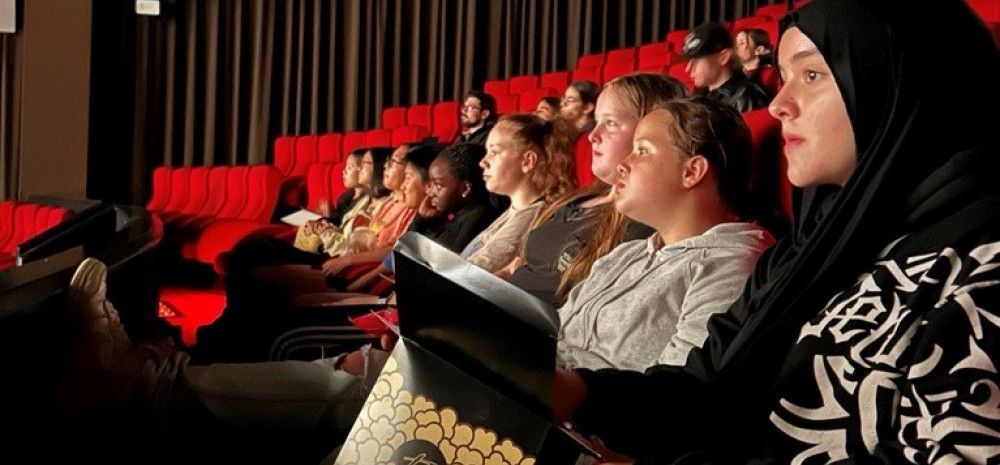young people at the cinemas