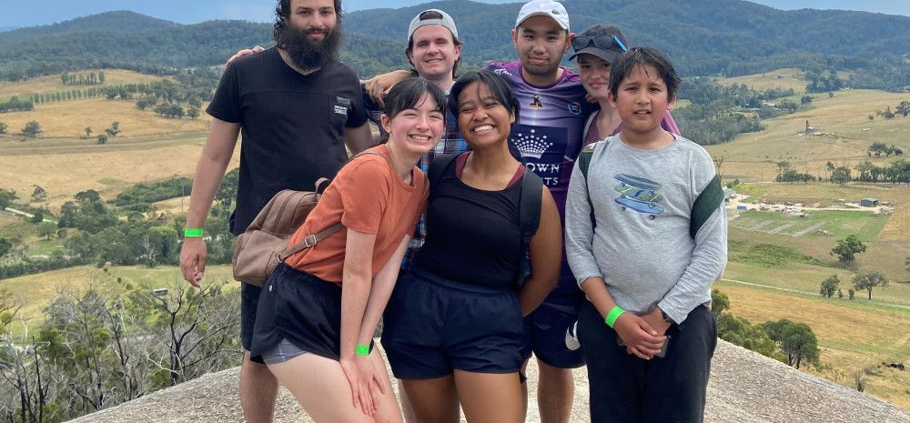 young people in nature