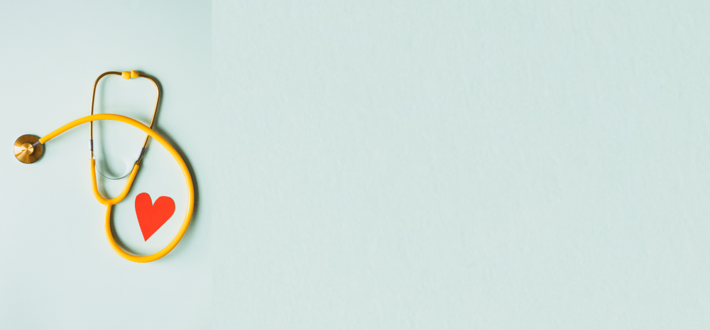 Image of stethoscope with heart