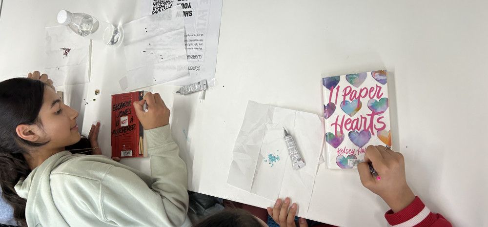 young people bedazzling